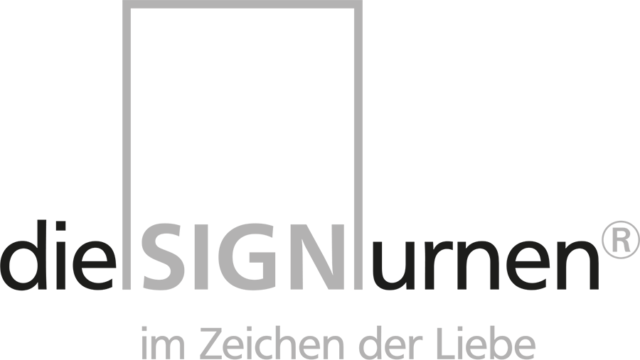 Logo dieSIGNurnen im Zeichen der Liebe